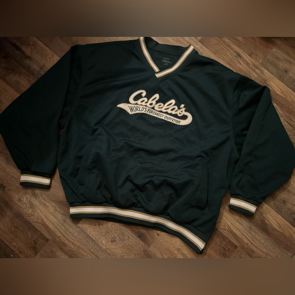 Cabela’s Heavy Lined Pullover Windbreaker Jacket